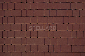 Тротуарная плитка Stellard Старый город Бордовая 60